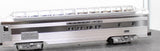 Lionel 6-19128  Santa Fe Aluminum Full Vista Dome Car O SCALE Like New