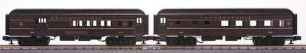 MTH RailKing 30-6204 Pennsylvania PRR Passenger O-27 Madison Combo/Diner Set O SCALE NEW