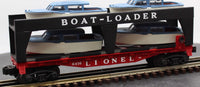 Lionel 6-19428 Flatcar w/BoatLoader O SCALE Used Excellent