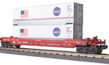 MTH Railking 30-76018 NASA Husky Stack Car O SCALE Like New