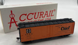 Accurail 8082 Santa Fe ATSF map reefer car  HO SCALE Like New