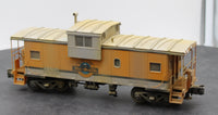 Atlas 6614-2 Rio Grande Extended Vision Caboose O Scale Used Excellent Weathered As Is