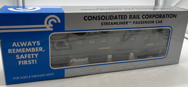 K-Line K4507-0011 Conrail Streamliner Pullman Passenger Car First Quarter Safety Award- Livernois O SCALE NEW