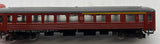 Fleischmann 1414J Swedish State Railways SJ Passenger Coach Car Brown HO SCALE Used Excellent Damaged Box