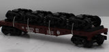 MTH Railking 30-76199 Pennsylvania PRR RailKing Flat Car w(4) Bettendorf Trucks O SCALE Like New