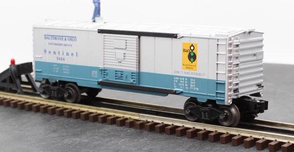 Lionel 6-36760 Baltimore & Ohio Sentinel Brakeman Boxcar O SCALE Used Excellent