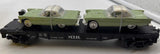 MTH Railking 30-7613 w/T-Birds Flat Car 1957 O SCALE Used Excellent