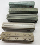 HO Scale HO2505 Set of 5 Burlington Hoppers Assorted Some Weathered As Is Kadee Couplers Used Excellent No Box