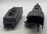 MARX TRAIN 666 1666 Locomotive and tender gray santa fe O SCALE Used Excellent No Boxas is