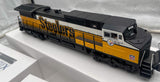 MTH Railking 30-4171-1 NFL Pittsburgh Steelers Super Bowl Dash-8 R-T-R Deluxe Freight Train Set with Proto-Sound 2.0 O SCALE Used Excellent  Damaged Box as is cosmetically