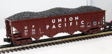 MTH 20-90023A UP 4 Bay Hopper W/ Coal Load O SCALE Like New