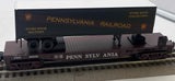 MTH Railking 30-76129 Pennsylvania PRR Flat Car w/40' Trailer- Store Door Collection/ Delivery O SCALE Like New