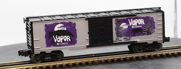 Lionel 6-29218 Vapor Records Purple Boxcar #6464-496 O SCALE Like New