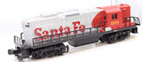 Williams 2275 GP 9 Santa Fe red and Silver Locomotive O SCALE Like New