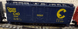 Atlas Lot Ralstein Purina Boxcar, B&O Boxcar and C&O Chessie System Boxcar Modern Couplers N Scale  Used No Box