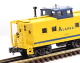 MTH Railking 30-7752 Alaska Steel Caboose - Alaska O SCALE Like New