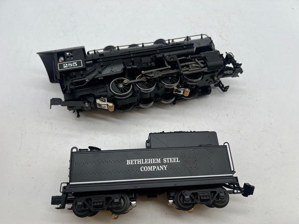 Lionel 6-83207 Bethlehem Steel Legacy 0-8-0 steam Locomotive O SCALE Used Excellent Damaged Box