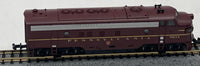 Model Power 7441 Pennsylvania PRR FP-7 Locomotive 9832 all metal  N SCALE Like New