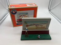 Lionel 6-14148 Animated Billboard Signmen O SCALE Used Damaged Box