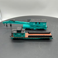 HO Scale Bargain Car Pack 97:  New York Central NYC crane car and tender HO SCALE USED
