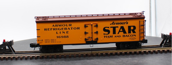 K-Line K742-80354 Armour Star Wood-Sided Reefer O SCALE Like New