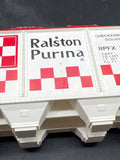 Lionel 6-9262 Ralston Purina red and white covered hopper 1975 O SCALE Used Excellent