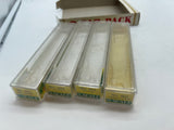 Model Power #3031-4  Union Pacific UP 4-car streamline passenger car set N scale Used Excellent Damaged Box