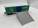MTH 20-94205 AB - Rolling Rock Beer Latrobe PA Operating Reefer Car Premier O Scale Used
