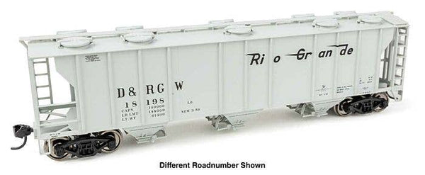 Walthers 910-7056 50' Pullman-Standard PS-2 2893 3-Bay Covered Hopper - Ready to Run -- Denver & Rio Grande Western(TM) #18220 HO SCALE NEW
