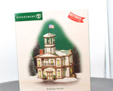 Department 56 New England Village 56.56670 Woodbridge Town Hall  Like New