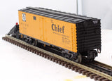 Atlas 1002305-1 SANTA FE Refrigerator Car Industrial Rail O Scale Like New