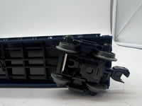 MTH Railking 30-76602 CSX RailKing Flat Car - w/Bulkheads & Army LCL Containers O SCALE Used Excellent No Box
