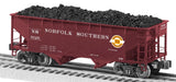 Lionel 2226060 Norfolk Southern NS Die-cast AAR 2-Bay Hopper 2-Pack O SCALE NEW