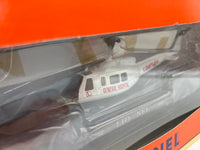 Lionel 6-16968 aviation depressed center flatcar with general hospital Ertl helicopter O SCALE NEW
