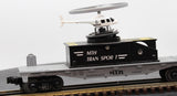 MTH Railking 30-7658 MTH Transport Flat Car w/Operating Helicopter O SCALE Used Excellent