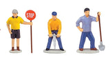 Lionel 6-14241 Work Crew People Figures Pack O SCALE NEW