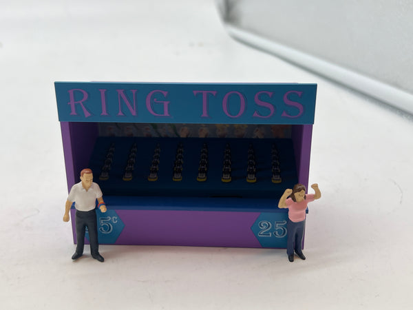 Lionel 6-34158 Ring Toss Midway Game O SCALE Used Excellent missing 1 man