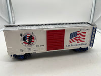 MTH Premier 20-93092 American Freedom Box Car #91101. SEPT 11 2001 9/11 COMMEMORATIVE O SCALE NEW