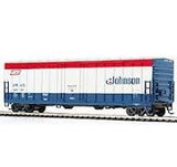 Walthers 932-3608 Johnson Wax (JWAX) #49006 50' Exterior Post Box Car HO SCALE Like New