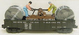 Lionel 6-26089 LRRC Western Union Telepraph O27 Gondola W/Handcar O SCALE NEW