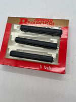 RIVAROSSI 0548 SET OF 3 PULLMAN PASSENGER CARS  GREEN N SCALE Like New