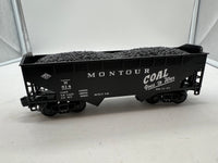 MTH Premier 20-97518 Montour - Coal Goes To War 2-Bay Offset Hopper Car 514 O SCALE NEW