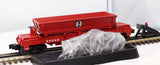 Lionel 6-36846 SANTA FE Automatic Coal Dump Car O Scale Like New