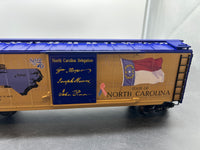 K-Line k761-7612 Spirit of '76 NORTH CAROLINA STATE Boxcar - O SCALE Like New