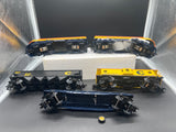 MTH 30-4016-1, 30-2119 Chessie F-3 Diesel Construction Set and F-3 A Dummy Cab No. 4321  O Scale protosound Like New