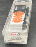 Micro Trains 74020 Canadian Pacific CP Rail Mandarin Orange Express N Scale Like New