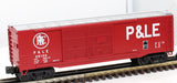 MTH Railking 30-74098 Pittsburgh & Lake Erie 40' Double Door Box Car O SCALE Like New