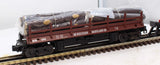 MTH 30-7648 WESTERN MARYLAND Log Dump Car RailKing w/logs O Scale Like New