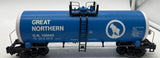 MTH 20-96027 Premier Great Northern GN Tank Car (Blue/ White) O SCALE Used Excellent