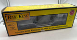 MTH Railking 30-76204 Alaska RailKing Dep. Center Flat Car w/Transformer Load O SCALE Like New